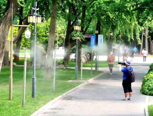 噴泉降溫設(shè)備